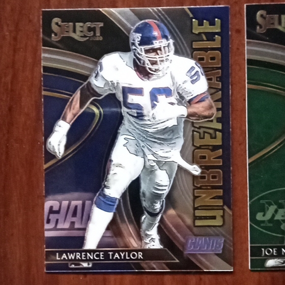 Joe Namath, Lawrence Taylor Unbreakable inserts🔥 - Picture 2 of 4